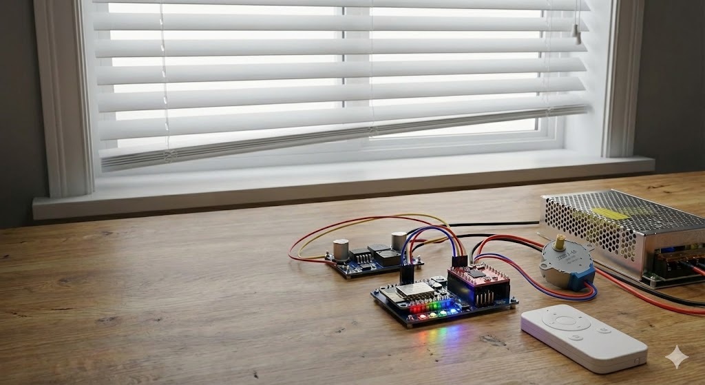 Motorized Horizontal Blinds - Tilt Action